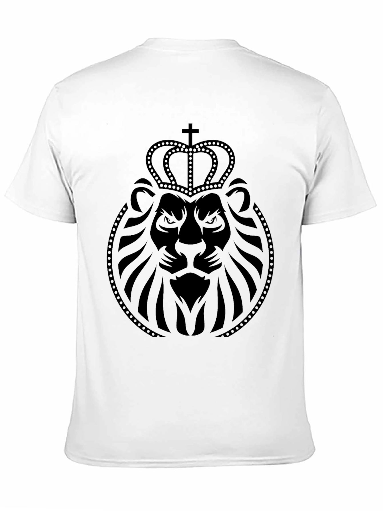 Lion Crown Graphic Tee - Black