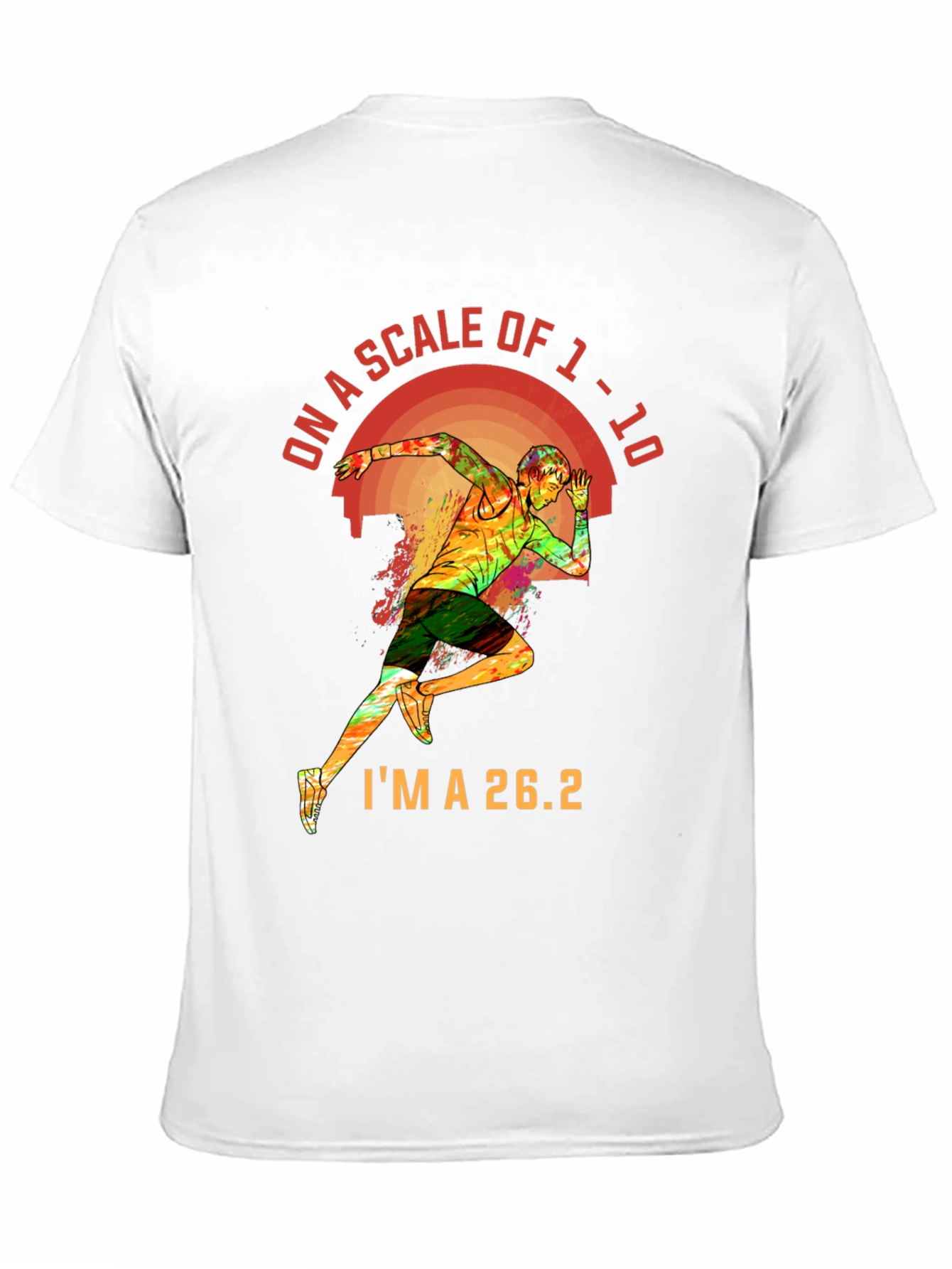26.2 Marathon Runner Graphic Tee - Scale of 1-10