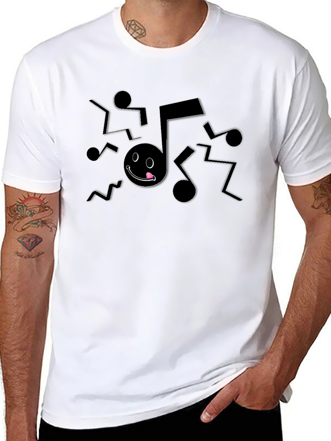 Music Note Graphic T-Shirt