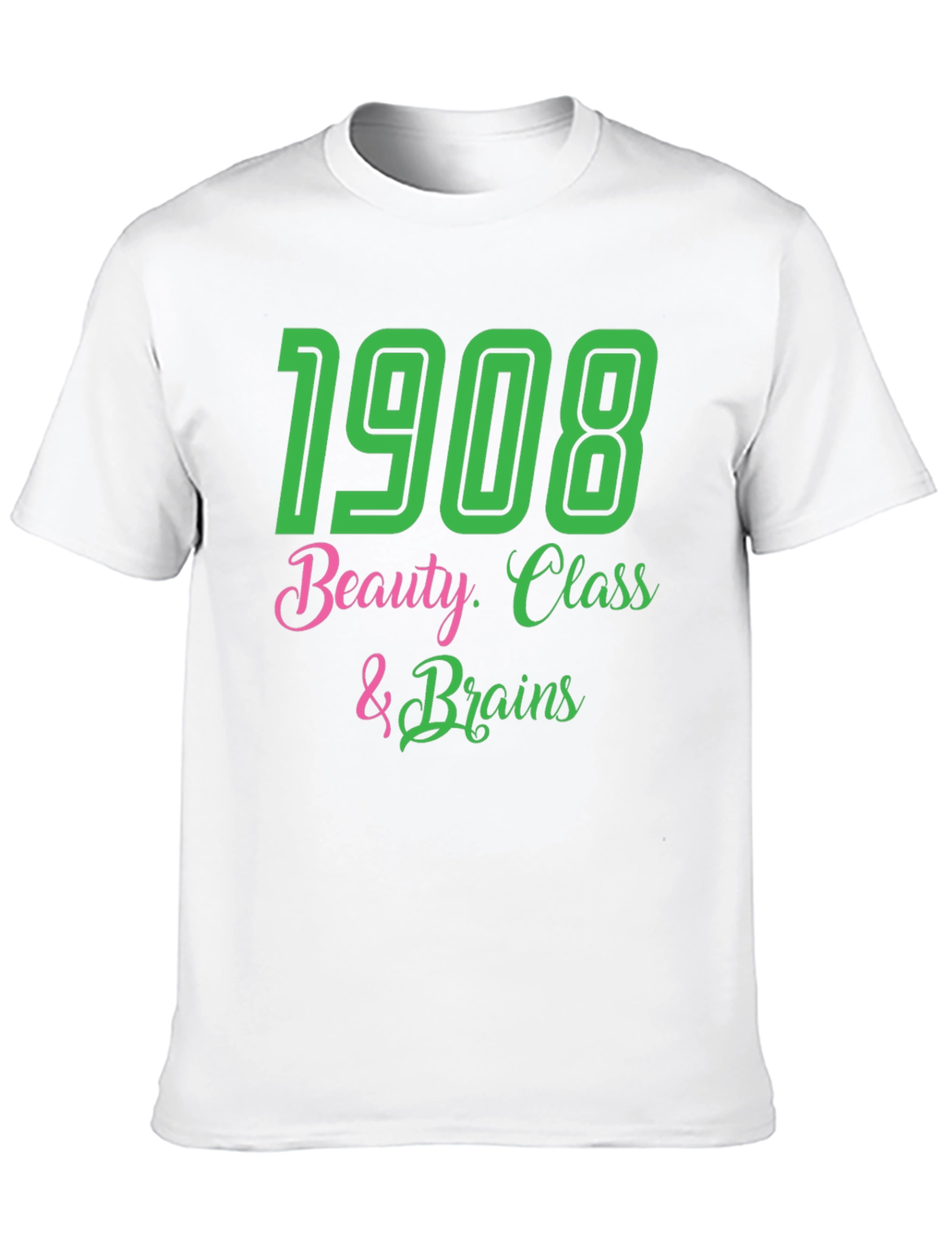 1908 Beauty Class & Brains Graphic T-Shirt