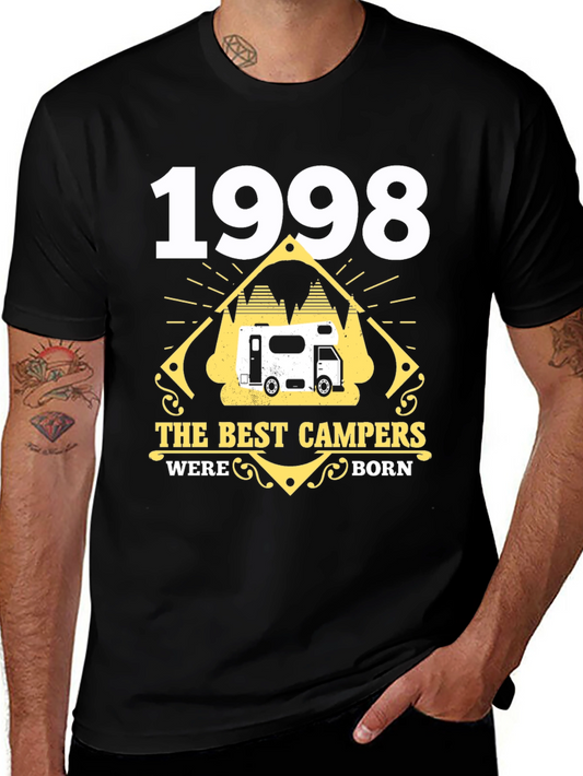 1998 Best Campers Born T-Shirt - Camping Enthusiast Tee