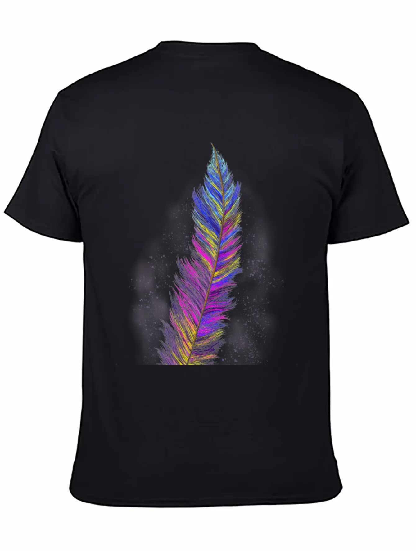 "Feather From Above" - Design Essential Cotton Tee For Daily Outfits – Unisex Style