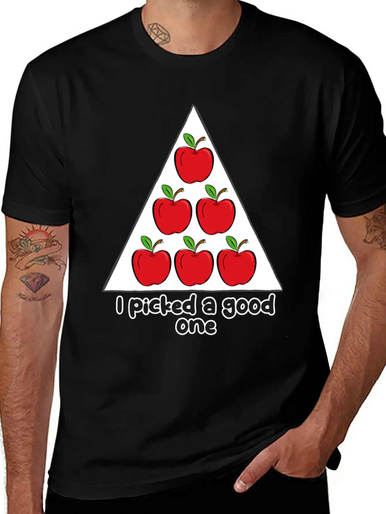 "Fruitful Formation" Essential Cotton Tee For Daily Outfits – Unisex Style