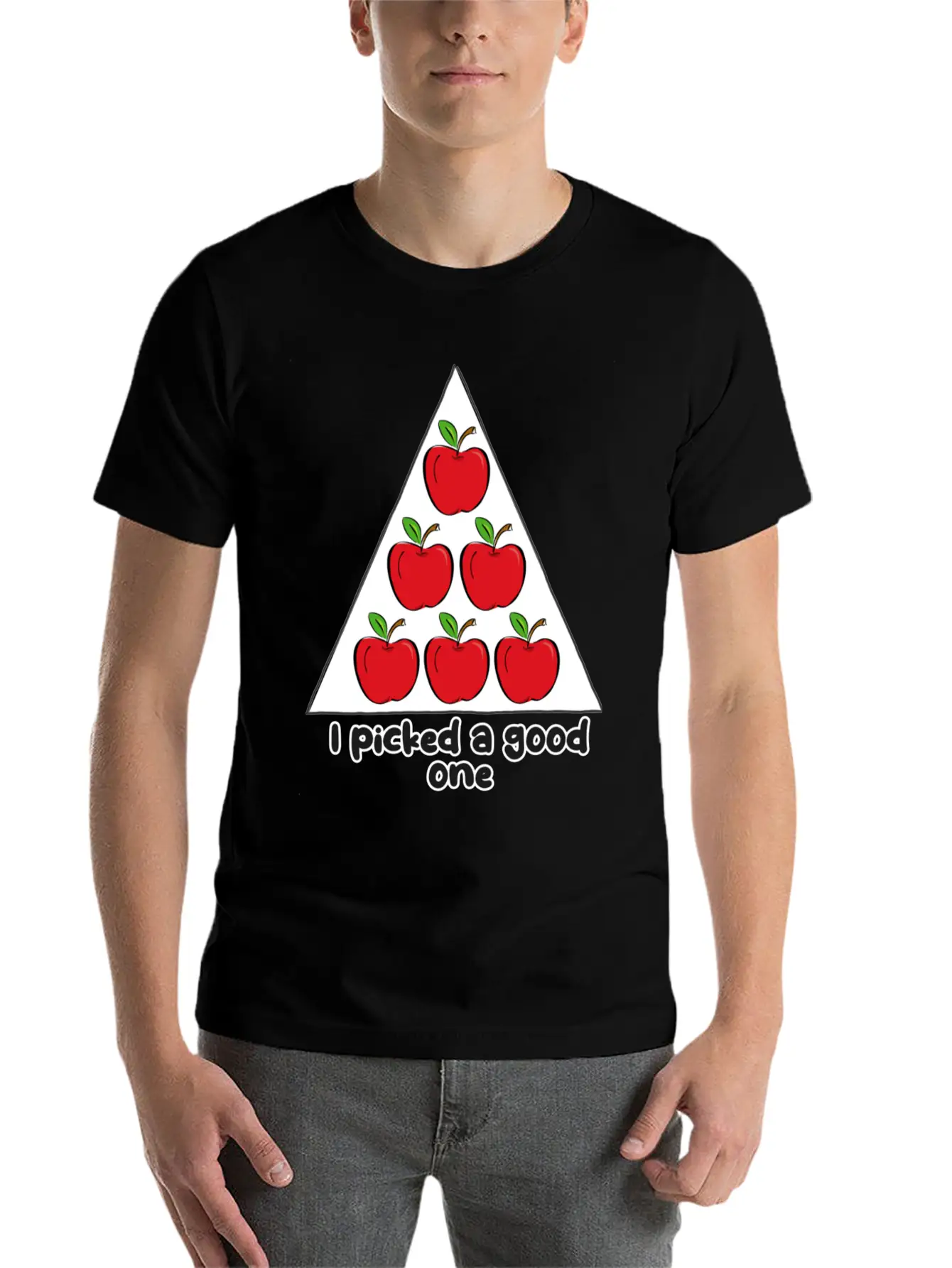 "Fruitful Formation" Essential Cotton Tee For Daily Outfits – Unisex Style