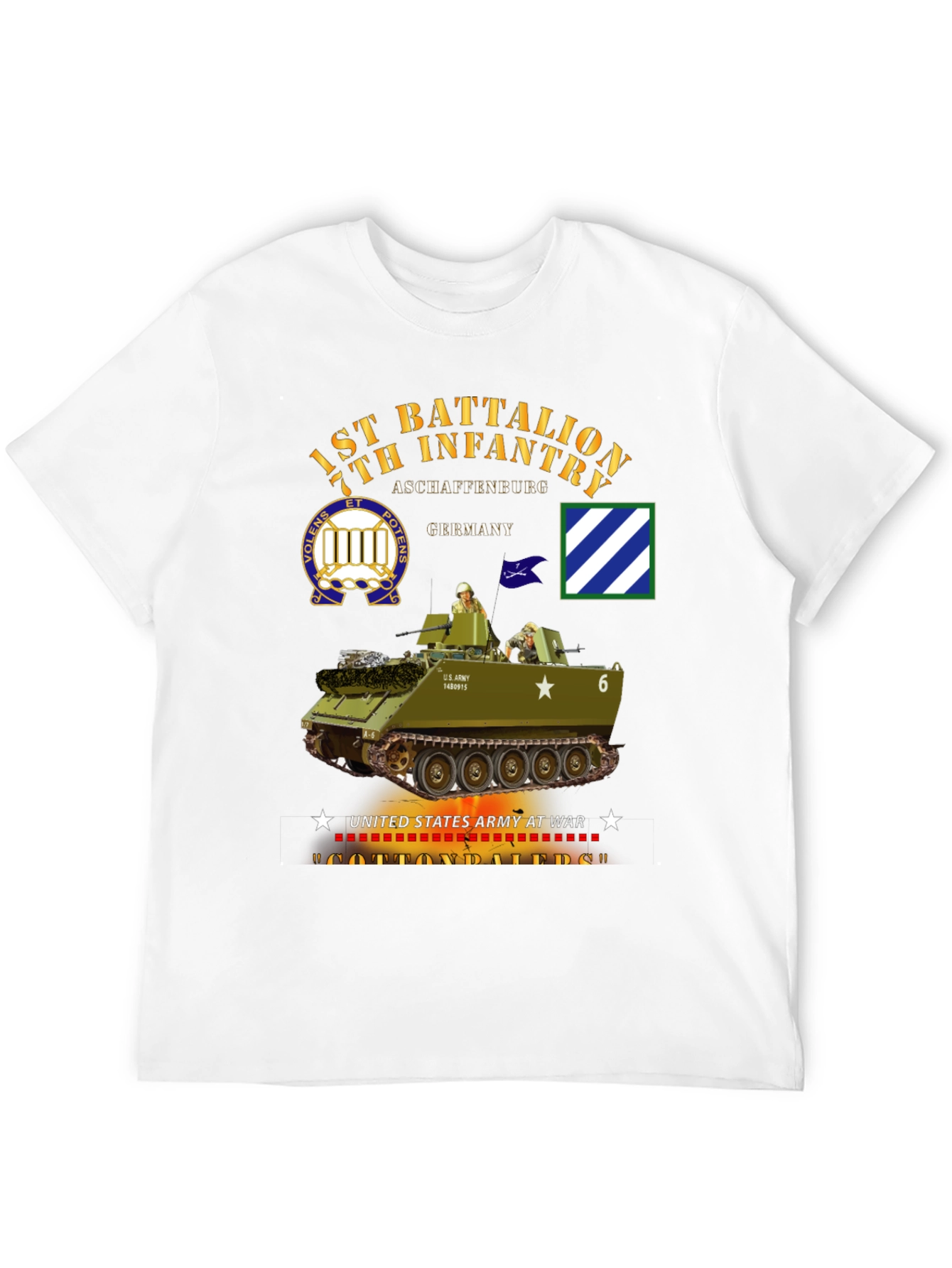 1st Battalion 7th Infantry T-Shirt