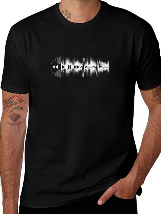 Music Heartbeat Graphic T-Shirt