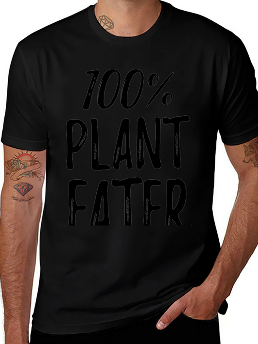 100% Plant Eater T-Shirt - Vegan Lifestyle Tee