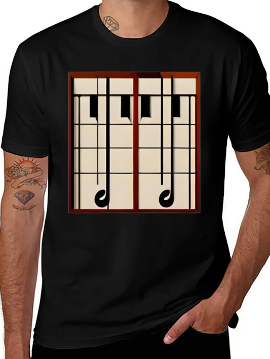 Music Classic Crew Neck Graphic Tee – Everyday Minimal Look