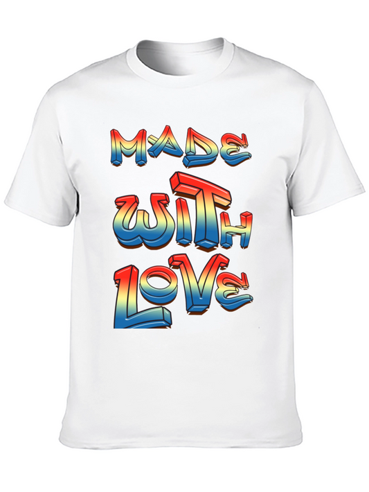 Made With Love Graphic Tee - Soft Black T-Shirt