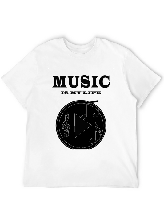 Music Is My Life Graphic T-Shirt