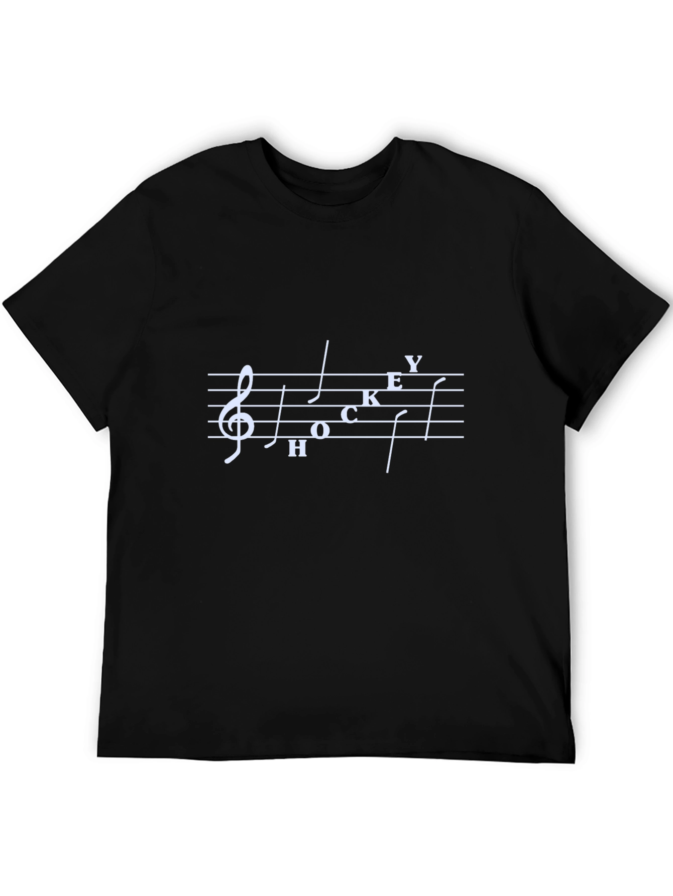 Music Hockey T-Shirt Sport Fan Tee