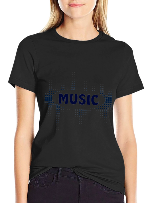 Music Graphic Tee - Black