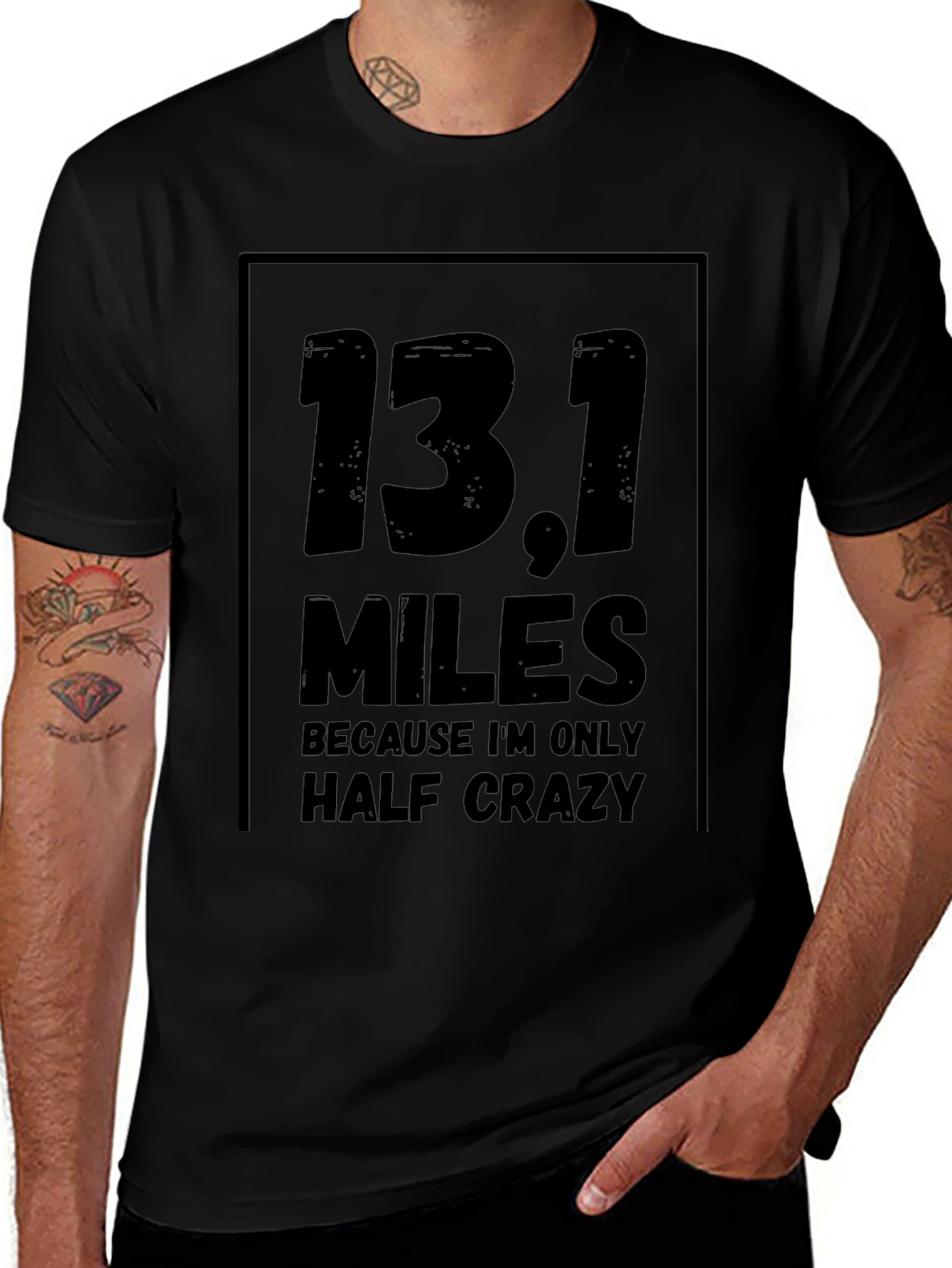 13.1 Half Crazy Marathon T-Shirt