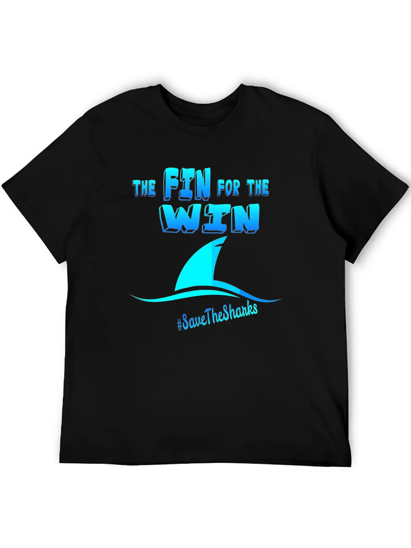 "The Fin For The Win" Essential Cotton Tee For Daily Outfits – Unisex Style