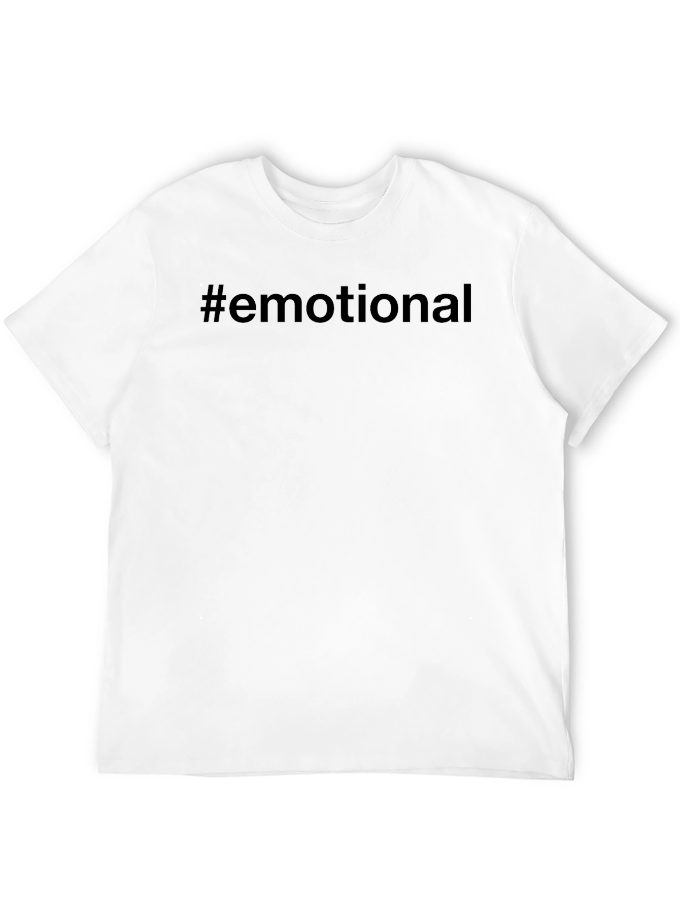 #Emotional Black T-Shirt - Express Yourself