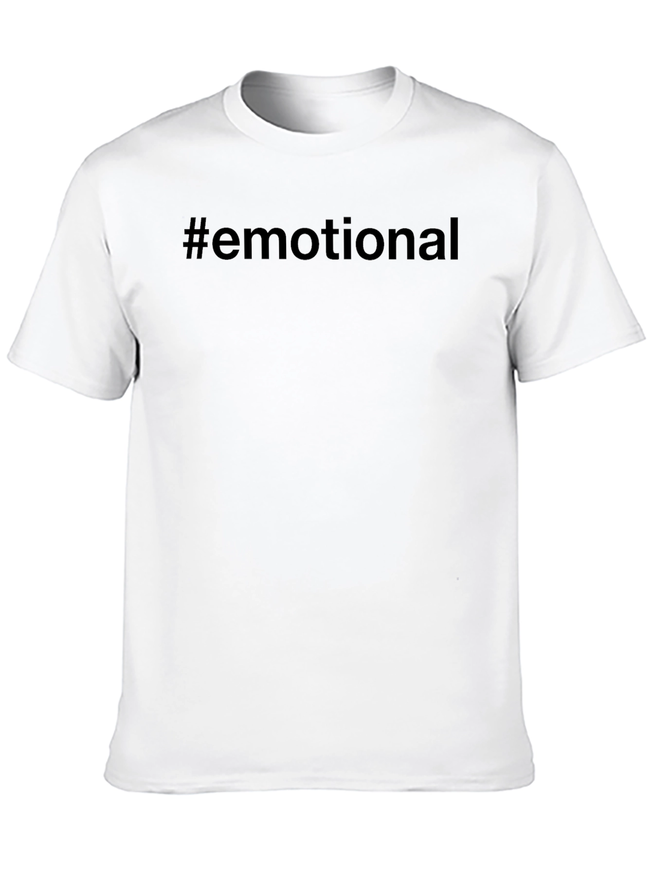 #Emotional Black T-Shirt - Express Yourself