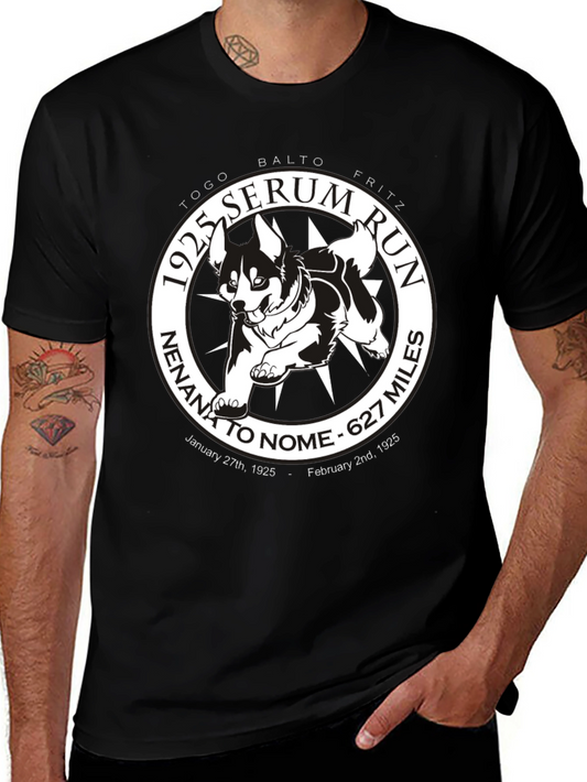1925 Serum Run T-Shirt - Togo Balto Fritz