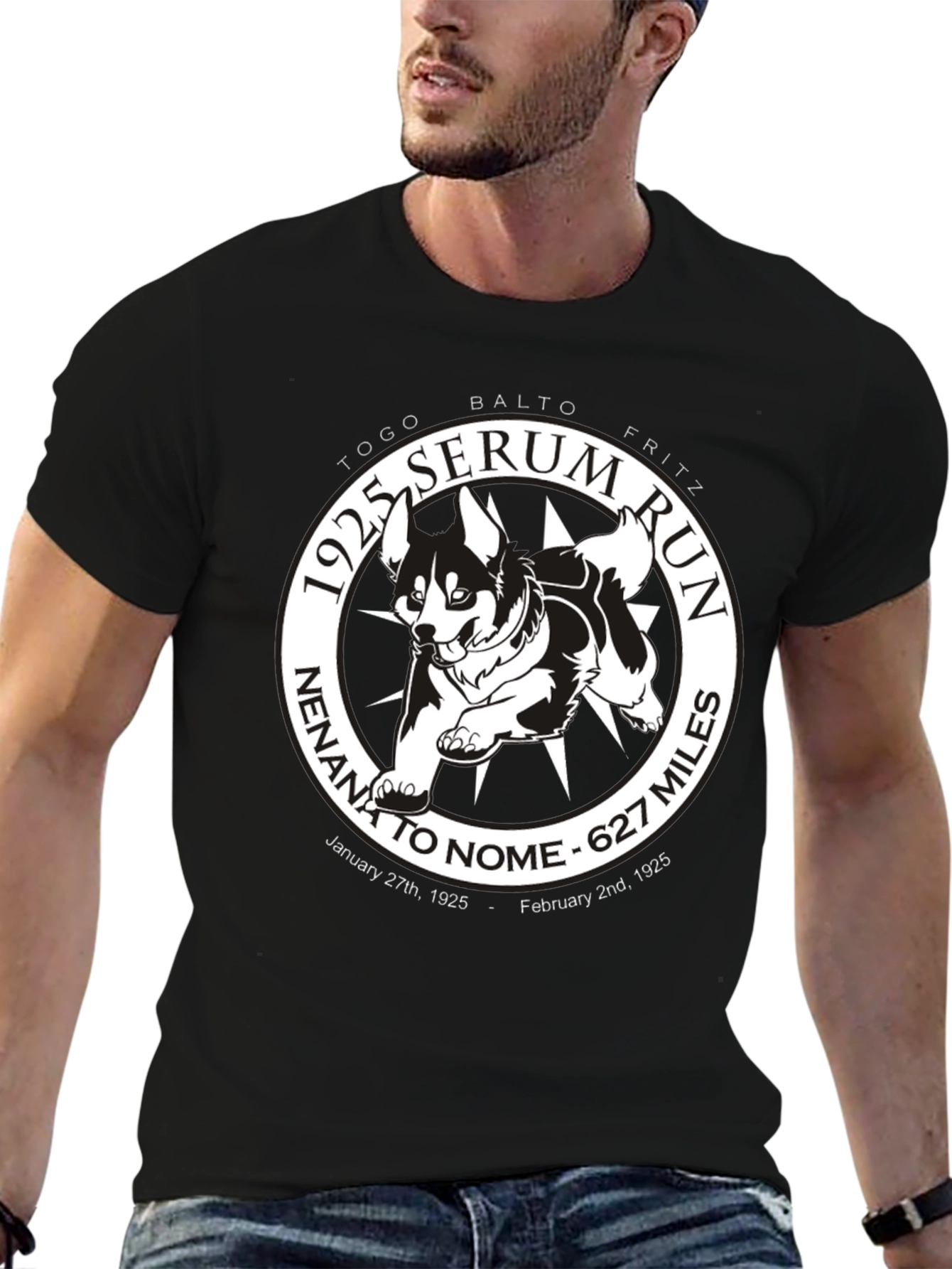 1925 Serum Run T-Shirt - Togo Balto Fritz