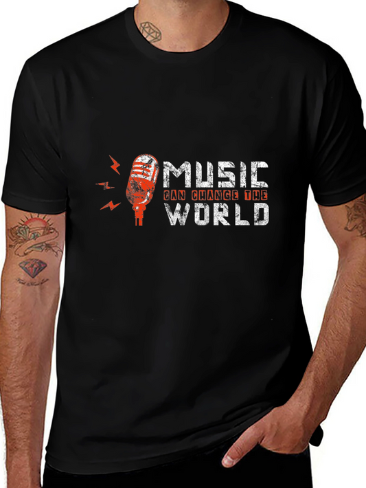 Music Can Change the World Graphic T-Shirt