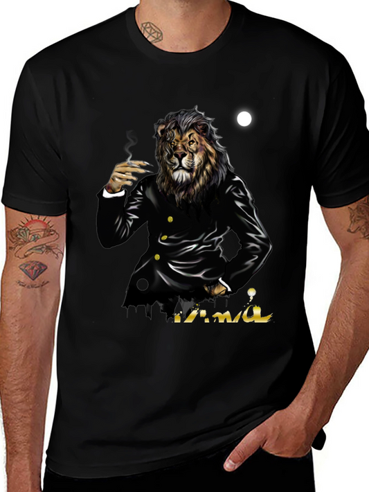 Lion Boss T-Shirt - Unique Graphic Tee